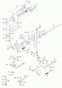 MOL-254 - 6. TENSION RELEASE & THEREAD TRIMMER MECHANISM COMPONENTS
