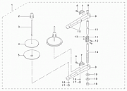LK-1910 - 14.THREAD STAND COMPONENTS