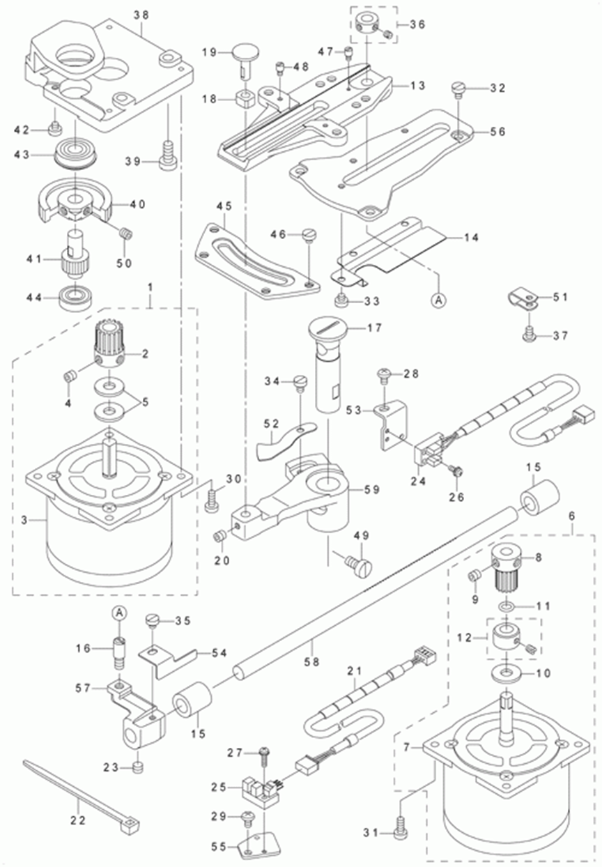 LK-1910 - 9.FEED MECHANISM COMPONENTS