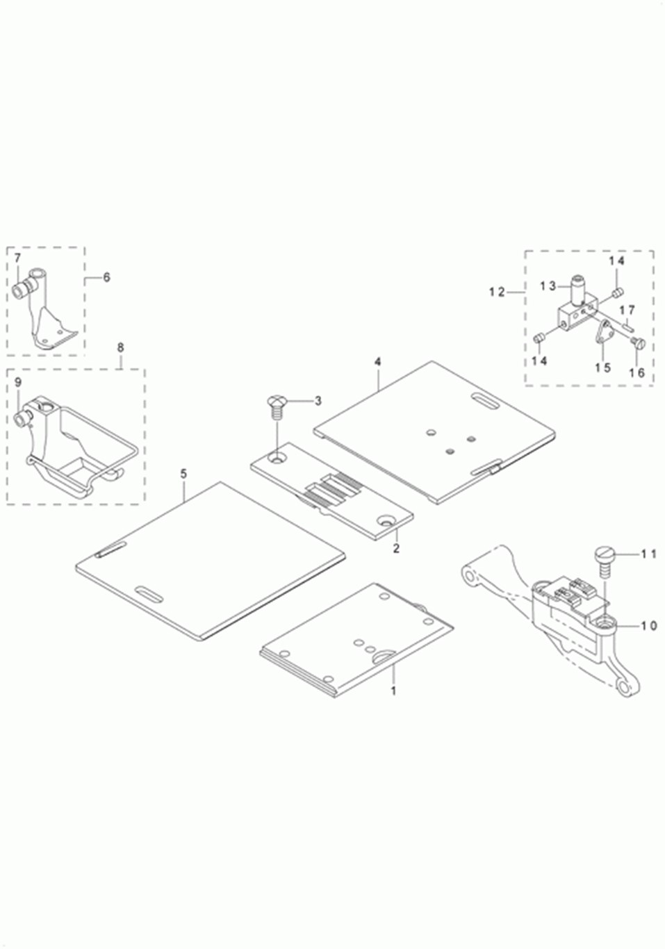 LU-2260N-7 - 23.GAUGE COMPONENTS(LU-2260 STANDARD PARTS)