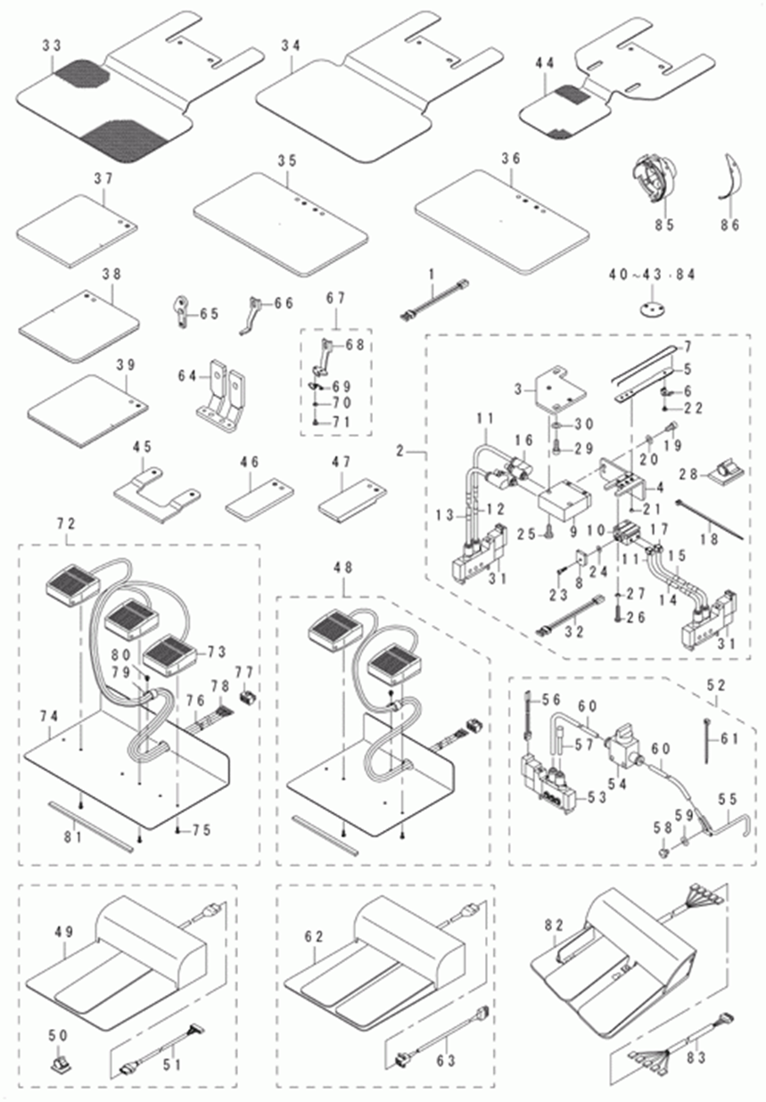 LK-1942GA - 22.OPTIONAL PART COMPONENTS(1)