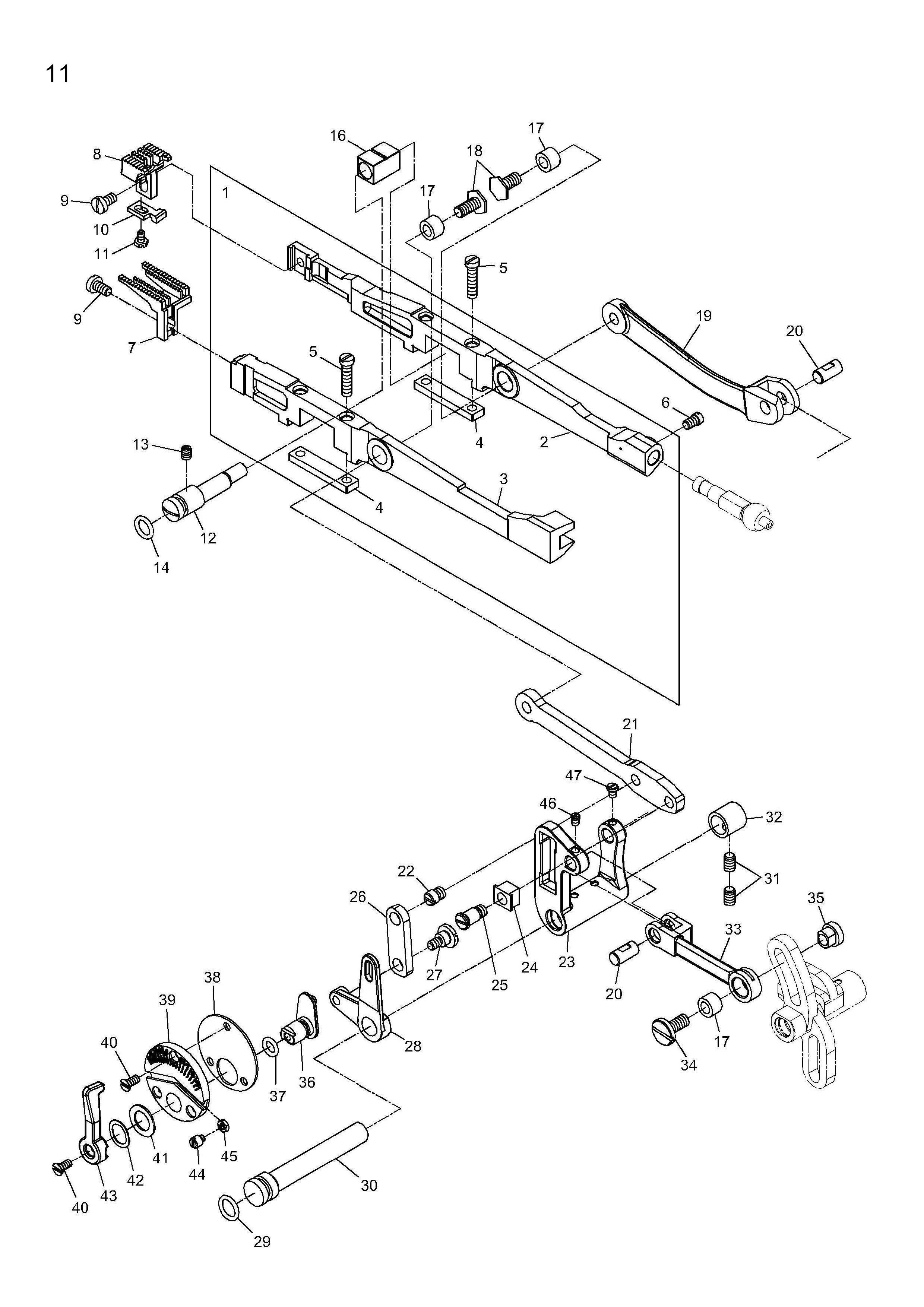 11 FEED DEIVING MECHANISM фото