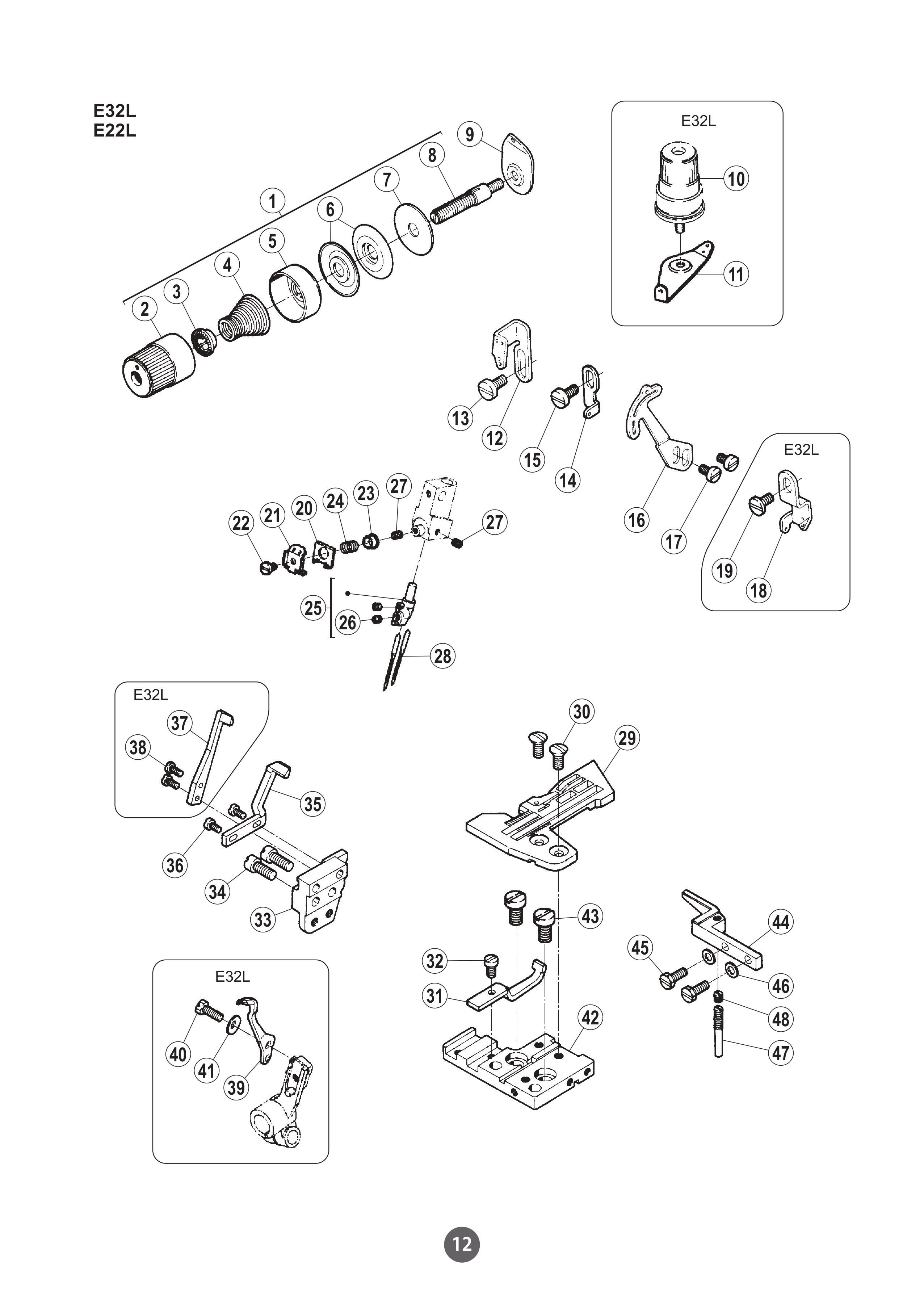 6 NEEDLE DRIVE MECHANISM (2) фото