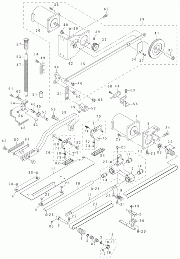 LBH-1790 - 5. PRESSER & FEED COMPONENTS