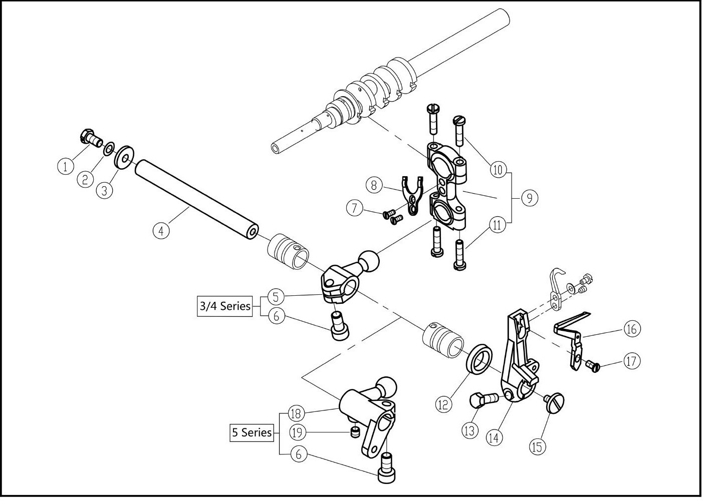 13 Lower looper Drive Mechanism фото