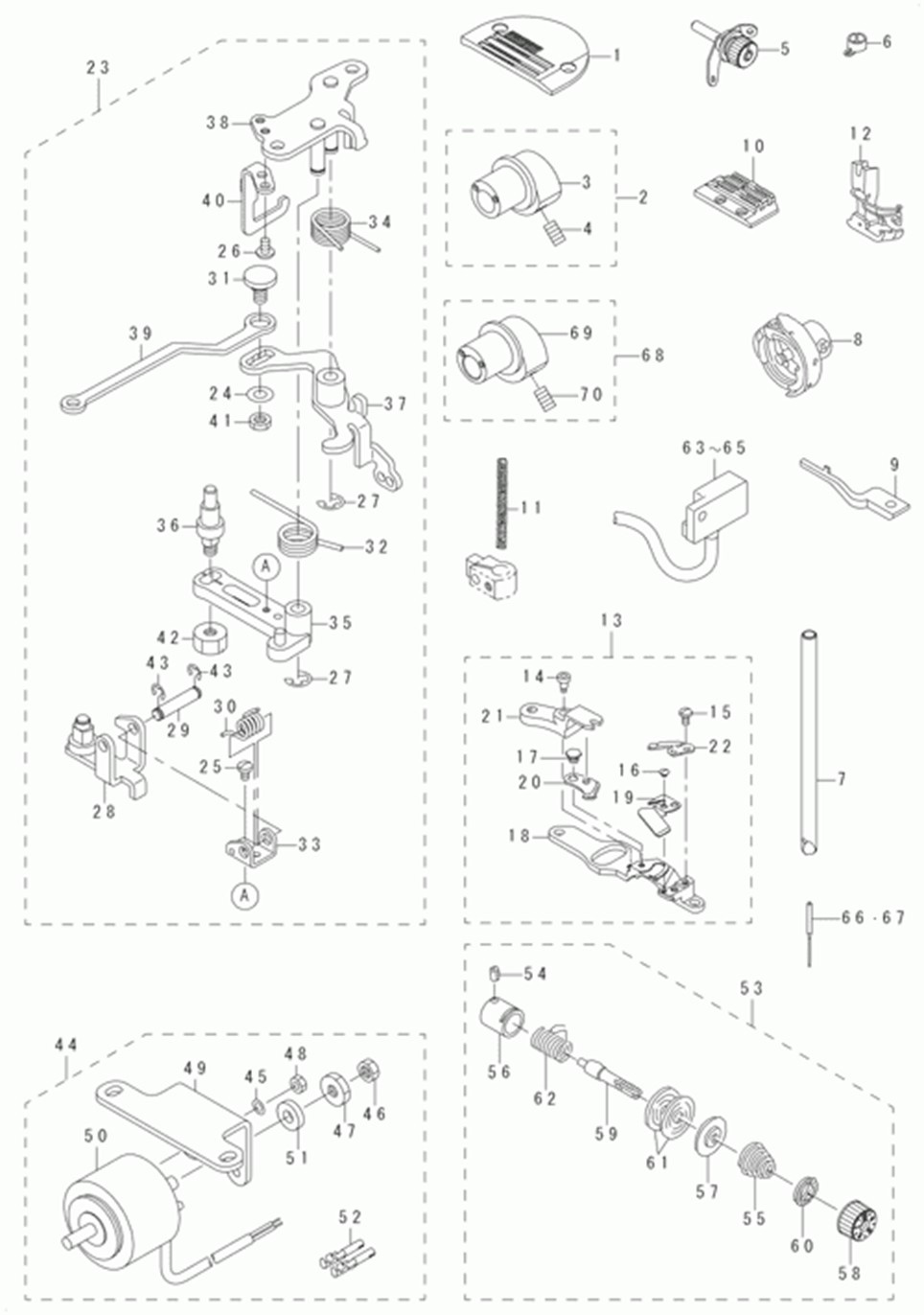 DLN-9010SS - 15. EXCLUSIVE PART FOR DLN-9010SH-WB, -0B