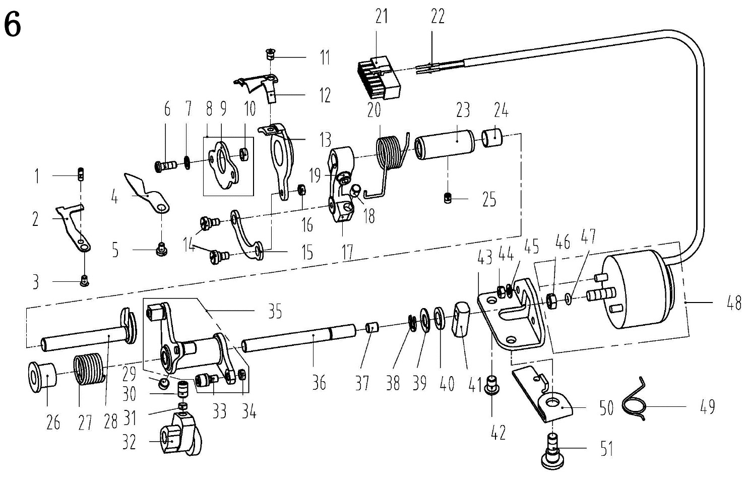 6. Thread Trimmer Components фото