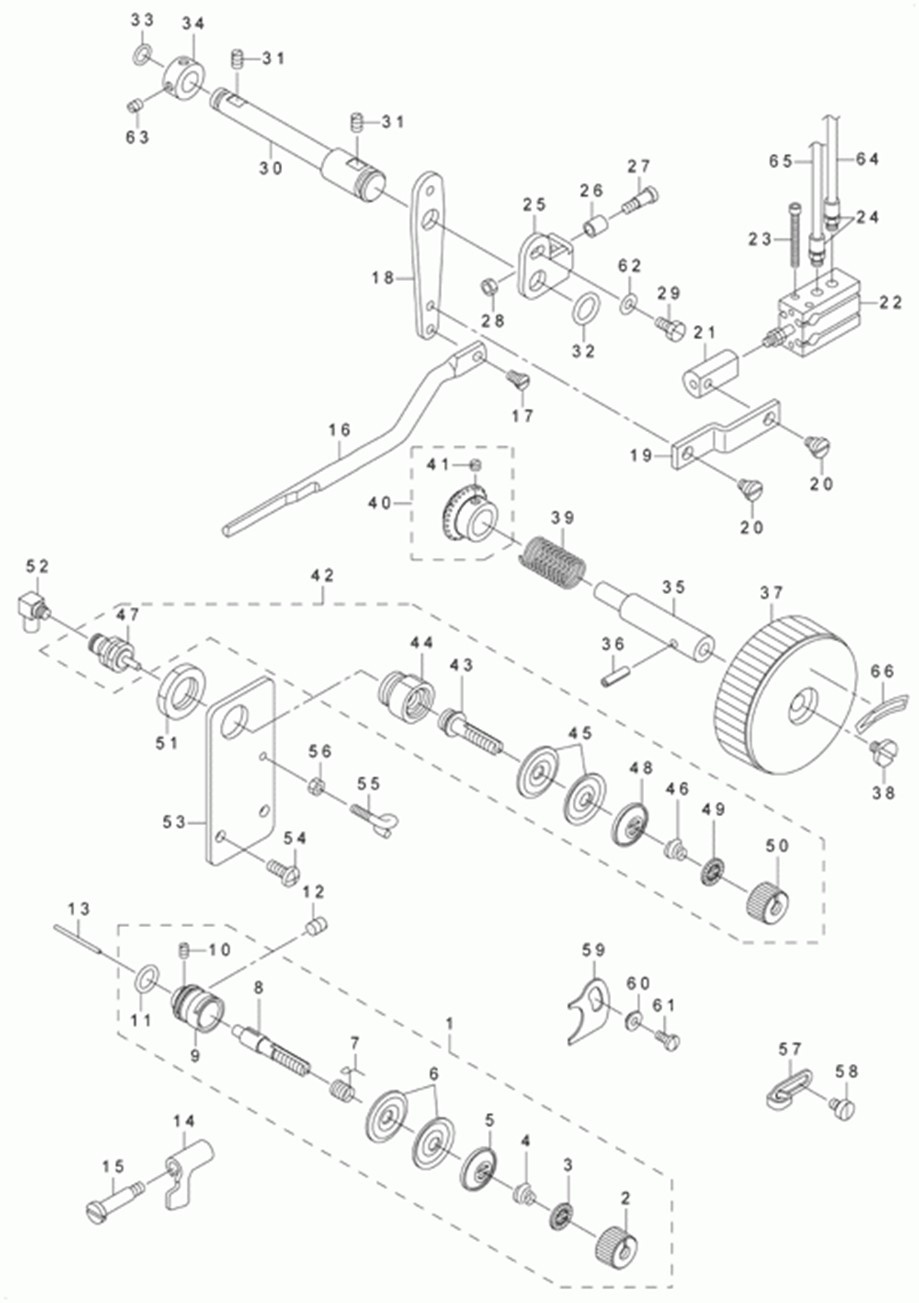 AVP-875A - 7. THREAD RISING COMPONENTS