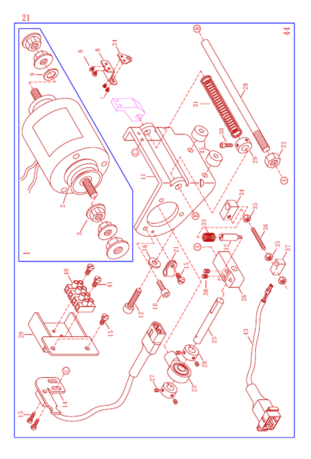 VG-999ES 21 - UNDER THREAD TRIMMER (ELECTRIC TYPE) фото