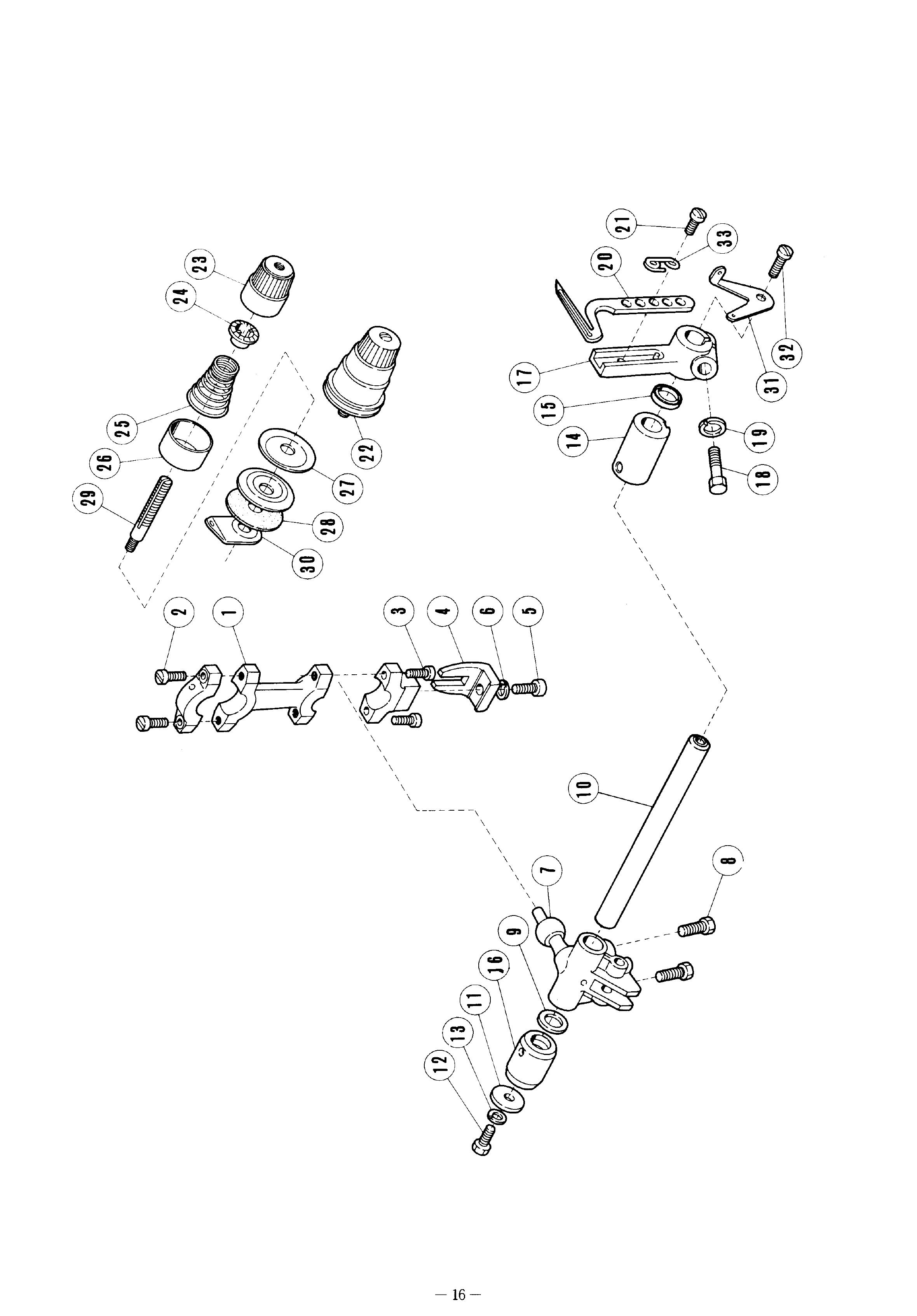 8 LEFT LOOPER DRIVE MECHANISM