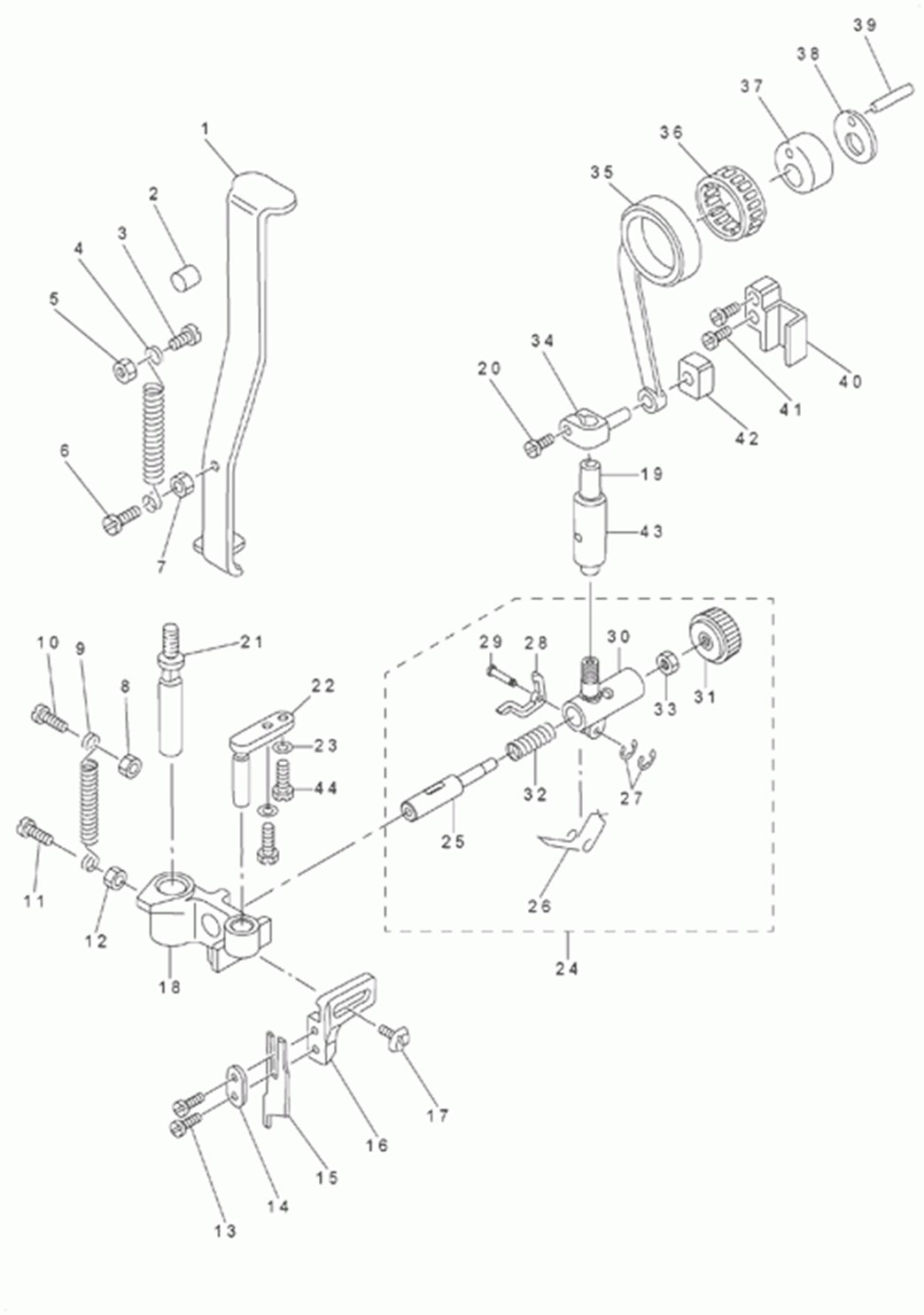 DLM-5200N - 6. KNIFE COMPONENTS