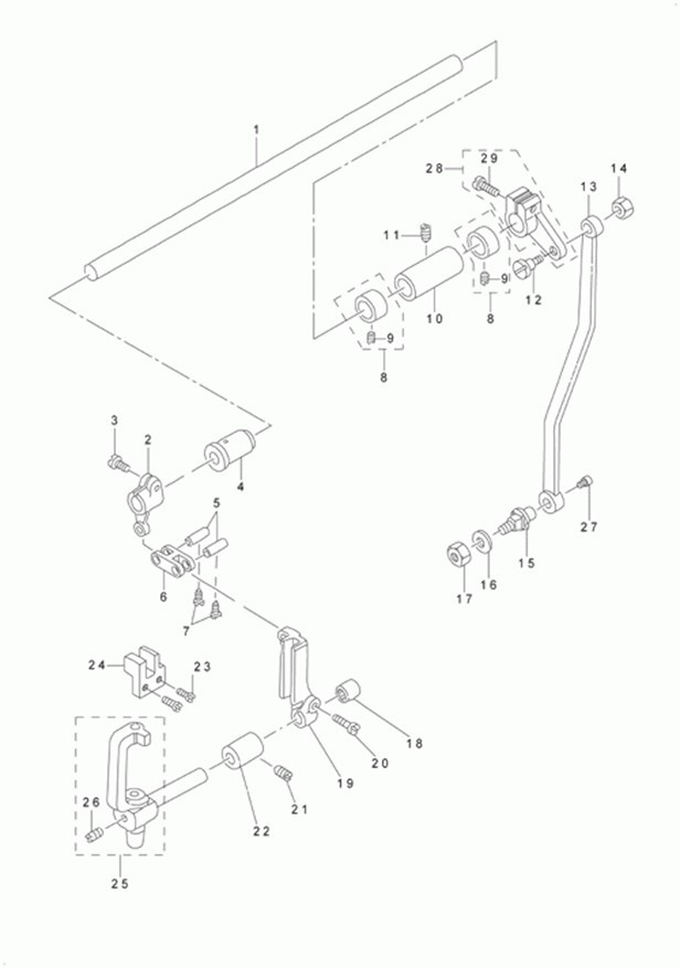 DLN-5410NJ-7 - 7. NEEDLE BAR FRAME COMPONENTS