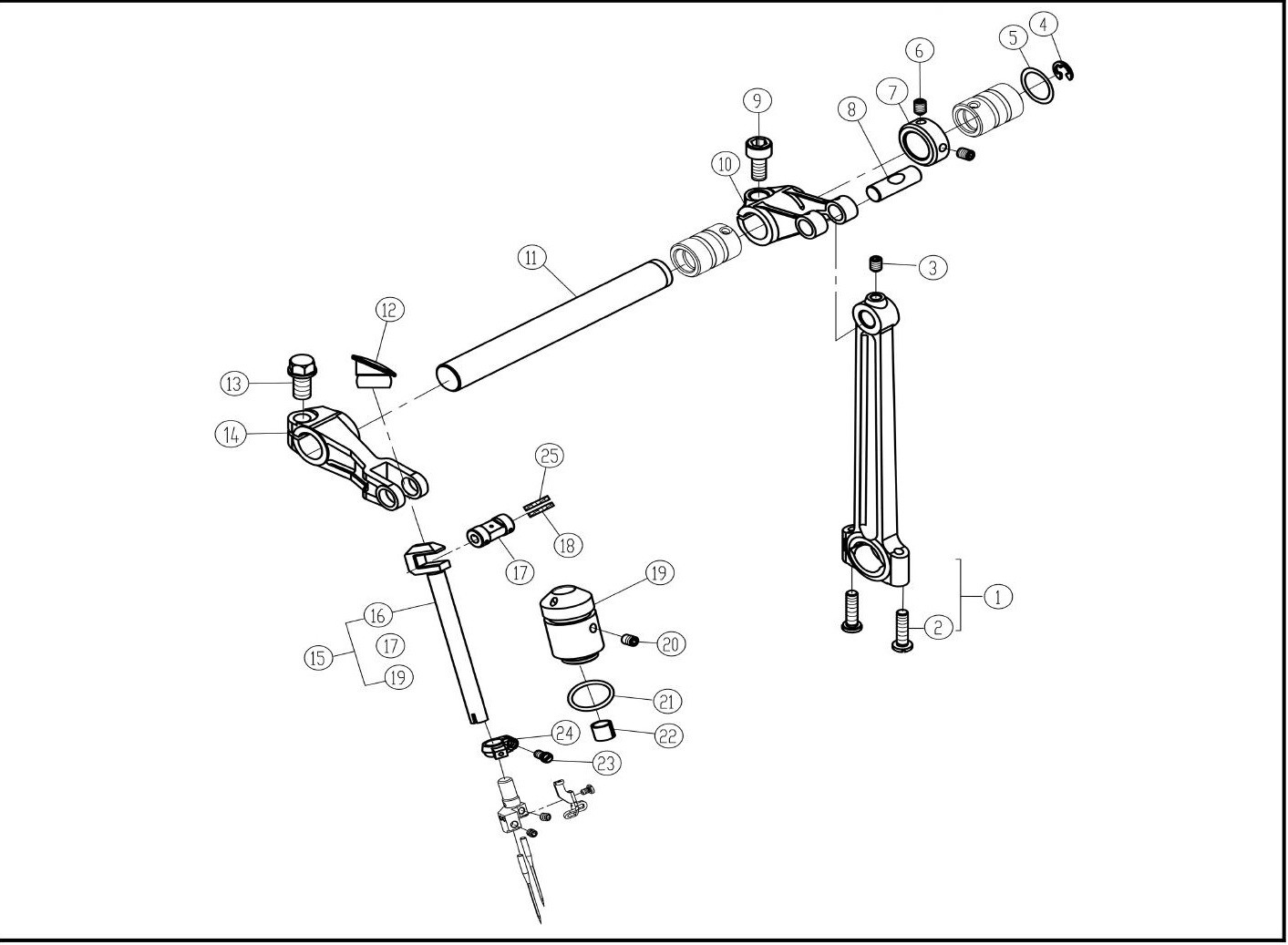 9 Needle Drive Mechanism фото