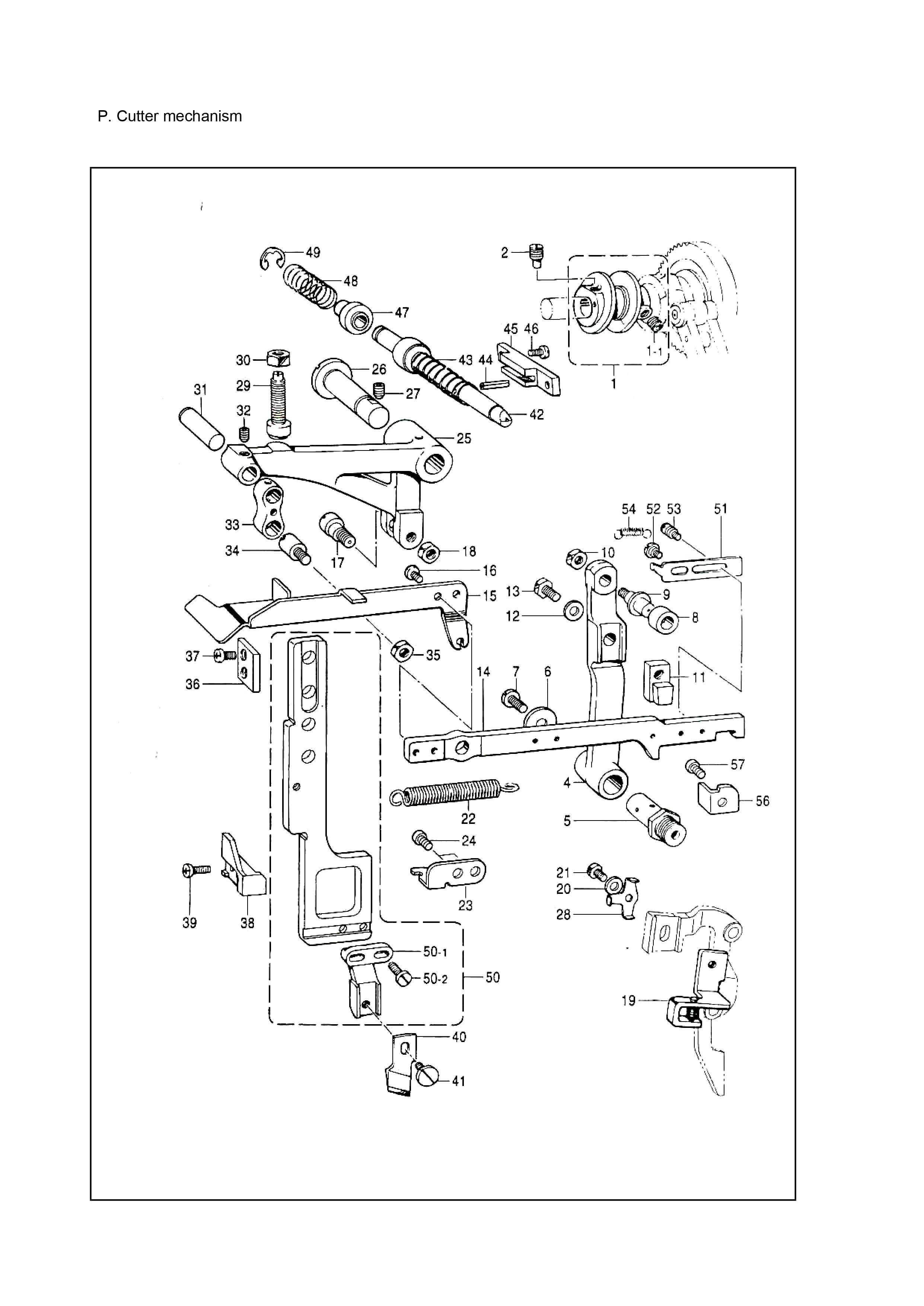 16 CUTTER MECHANISM