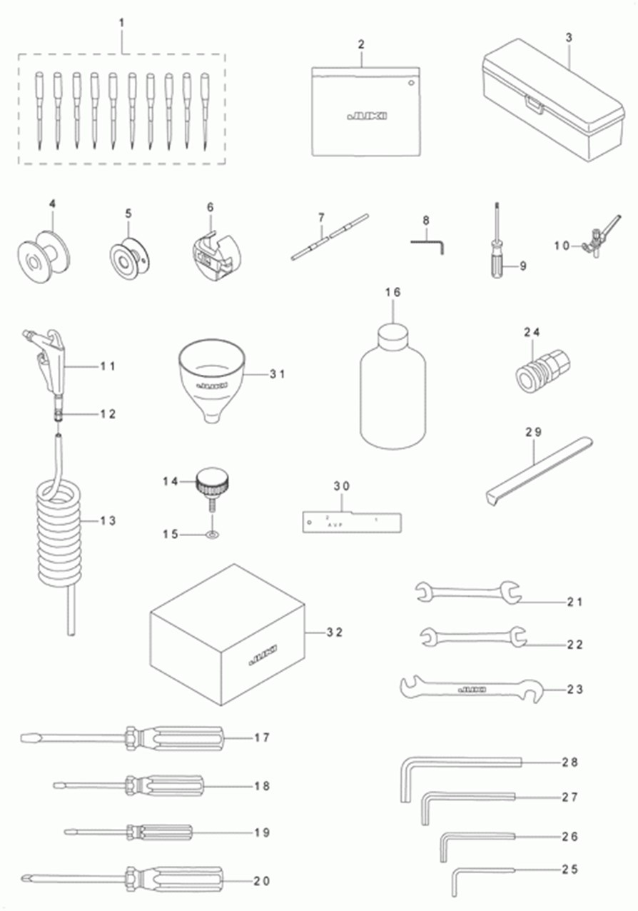 AVP-875S - 35. ACCESSORIES COMPONENTS