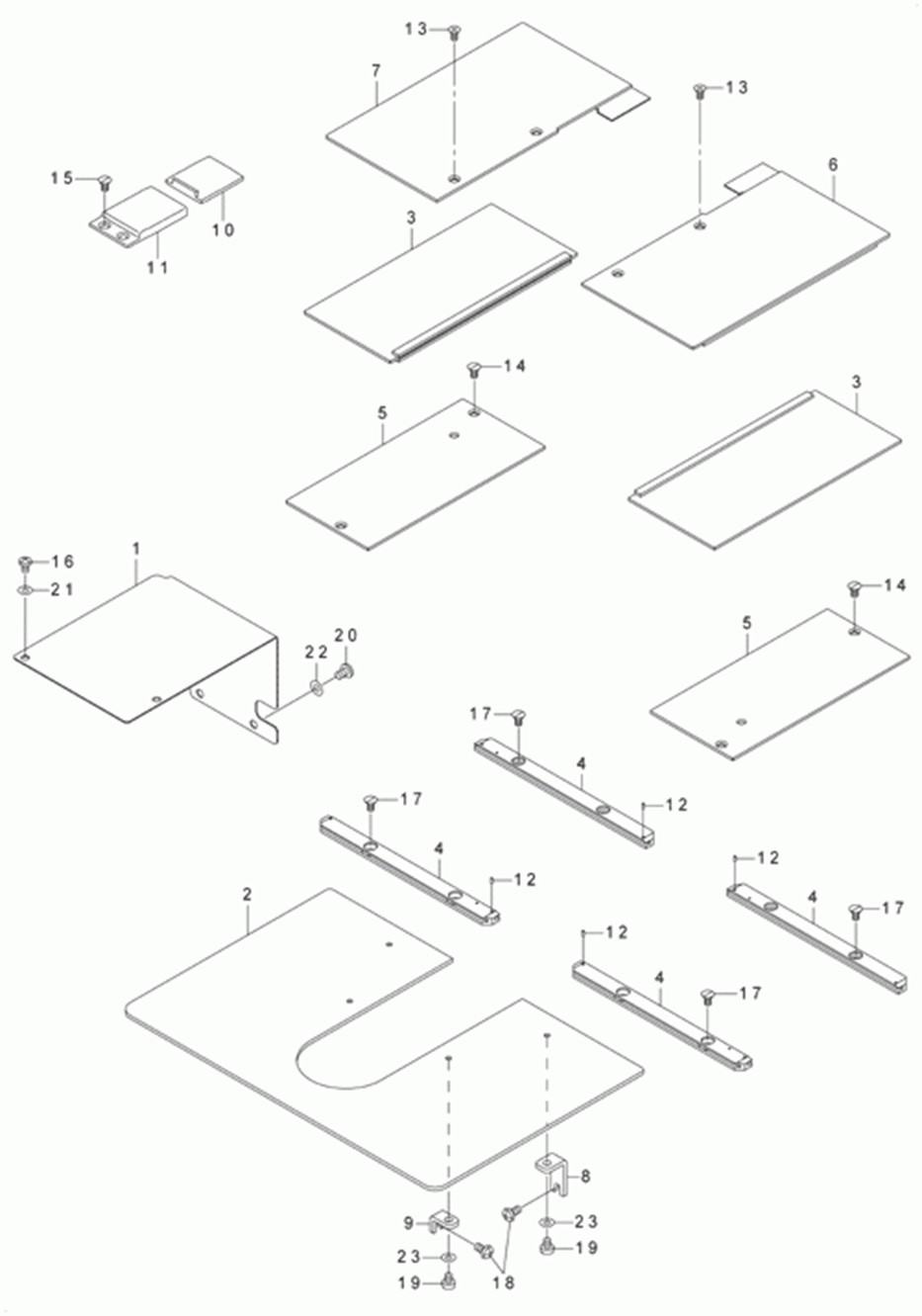 AMS-210D - 2.FRAME & MISCELLANEOUS COVER COMPONENTS (2)