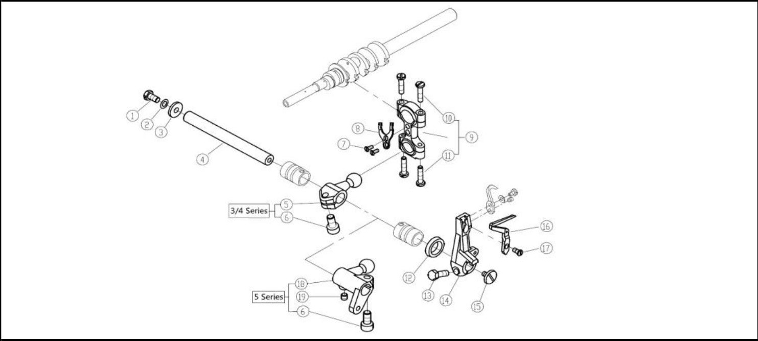 13 Lower Looper Drive Mechanism фото