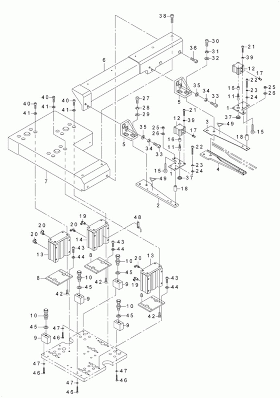 AVP-875S - 15. CLOTH PRESSER COMPONENTS