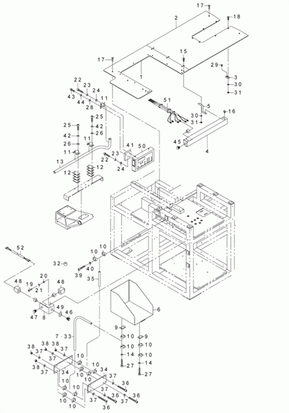 AVP-875S - 27. MAIN BODY FRAME COMPONENTS (2)