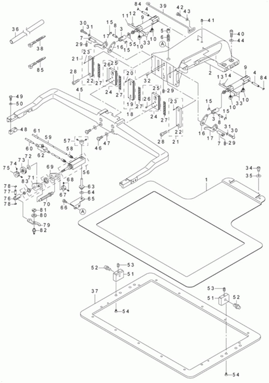 AMS-224C - 13.CLOTH FEED MECHANISM COMPONENTS