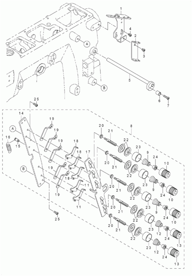 MF-7823 - 12.THREAD TENSION COMPONENTS