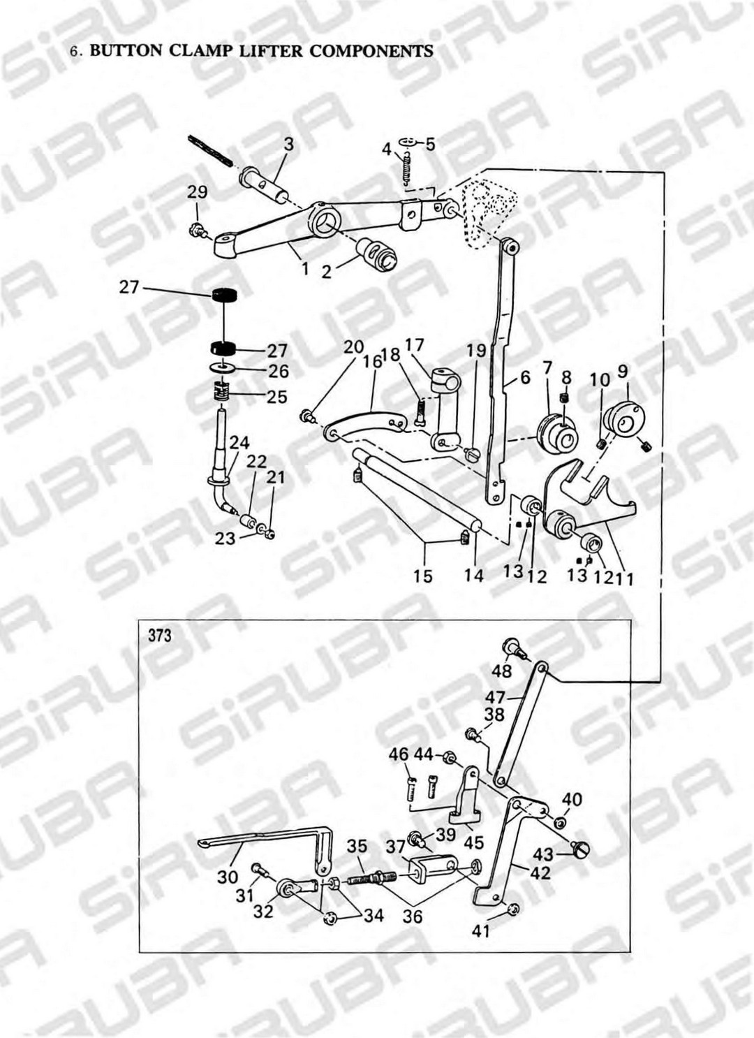 6 BUTTON CLAMP LIFTER COMPONENTS фото