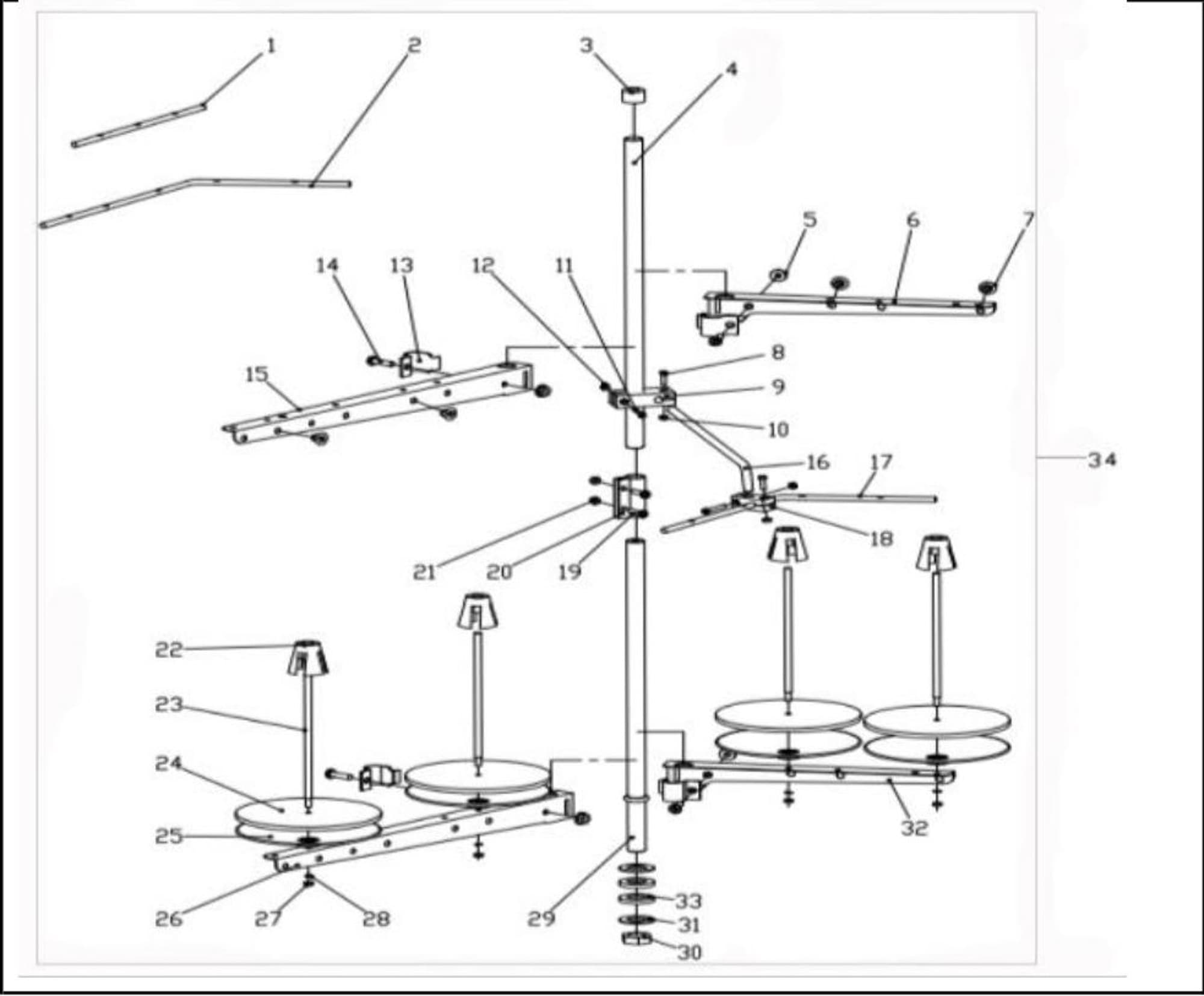 24 Thread Stand