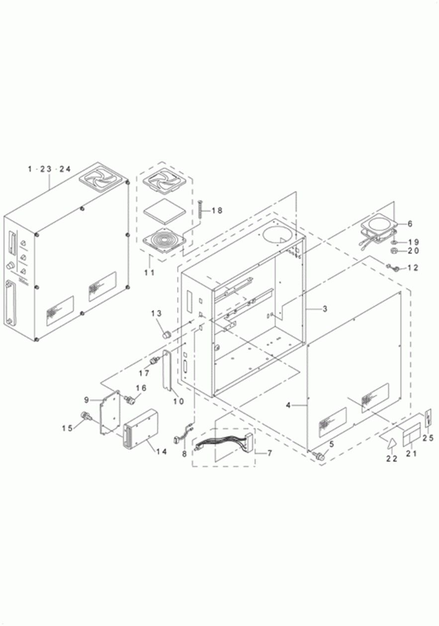 AMS-223C - 18. CONTROL BOX COMPONENTS