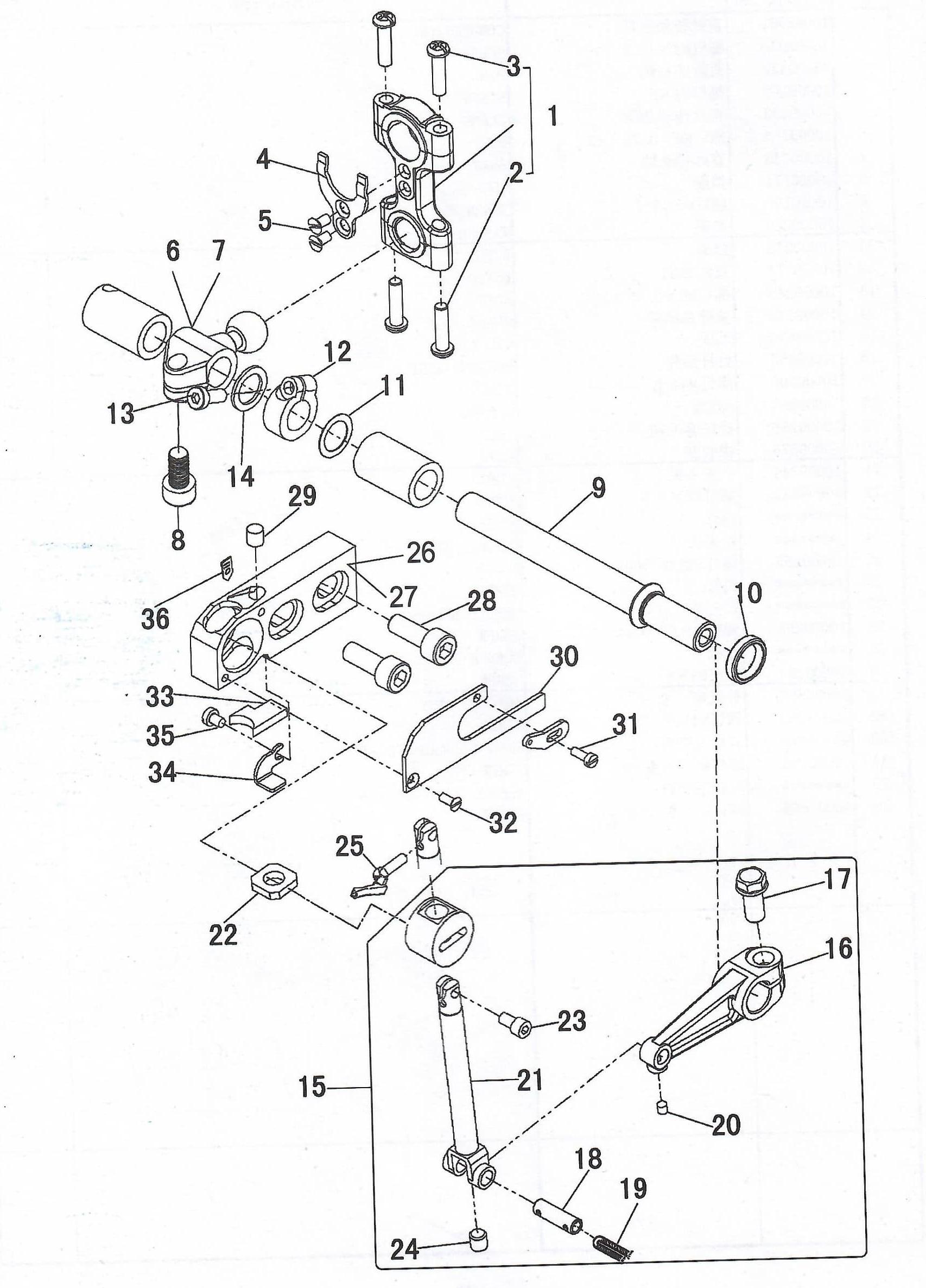 6 UPPER LOOPER DRIVE MECHANISM