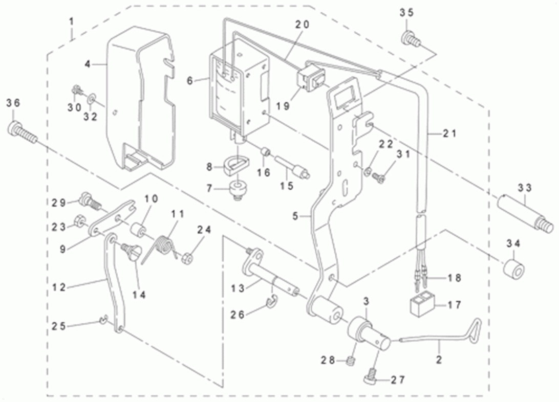 LK-1910 - 6.WIPER MECHANISM COMPONENTS