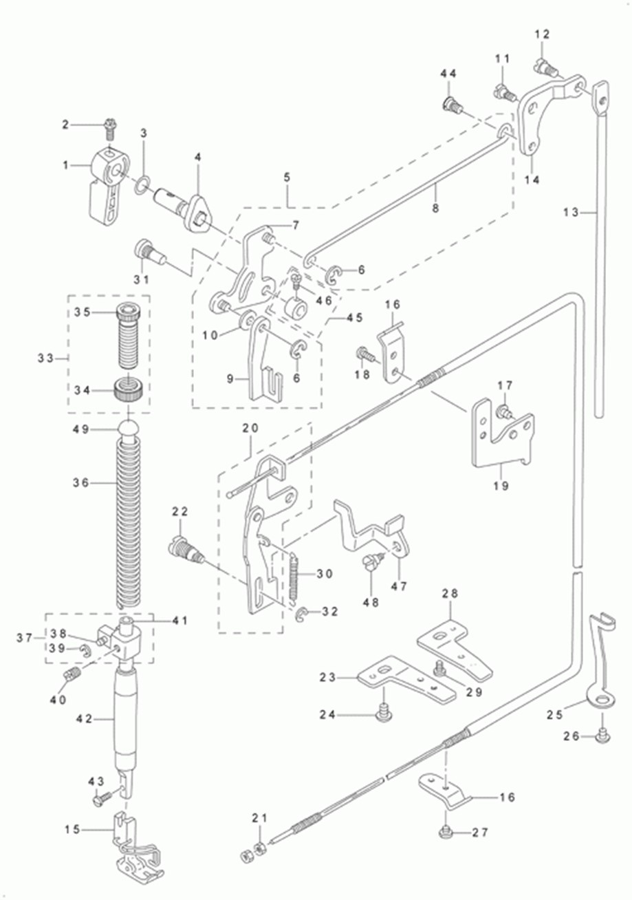 DLN-5410NJ-7 - 4. HAND LIFTER COMPONENTS