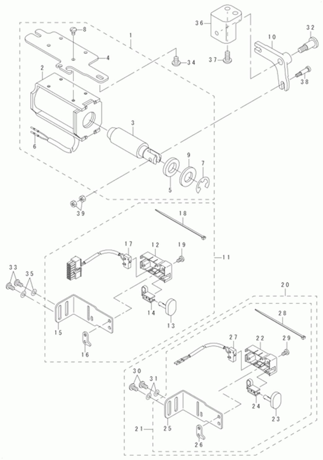 DLN-9010SS - 10. AUTOMATIC REVERSE FEED COMPONENTS