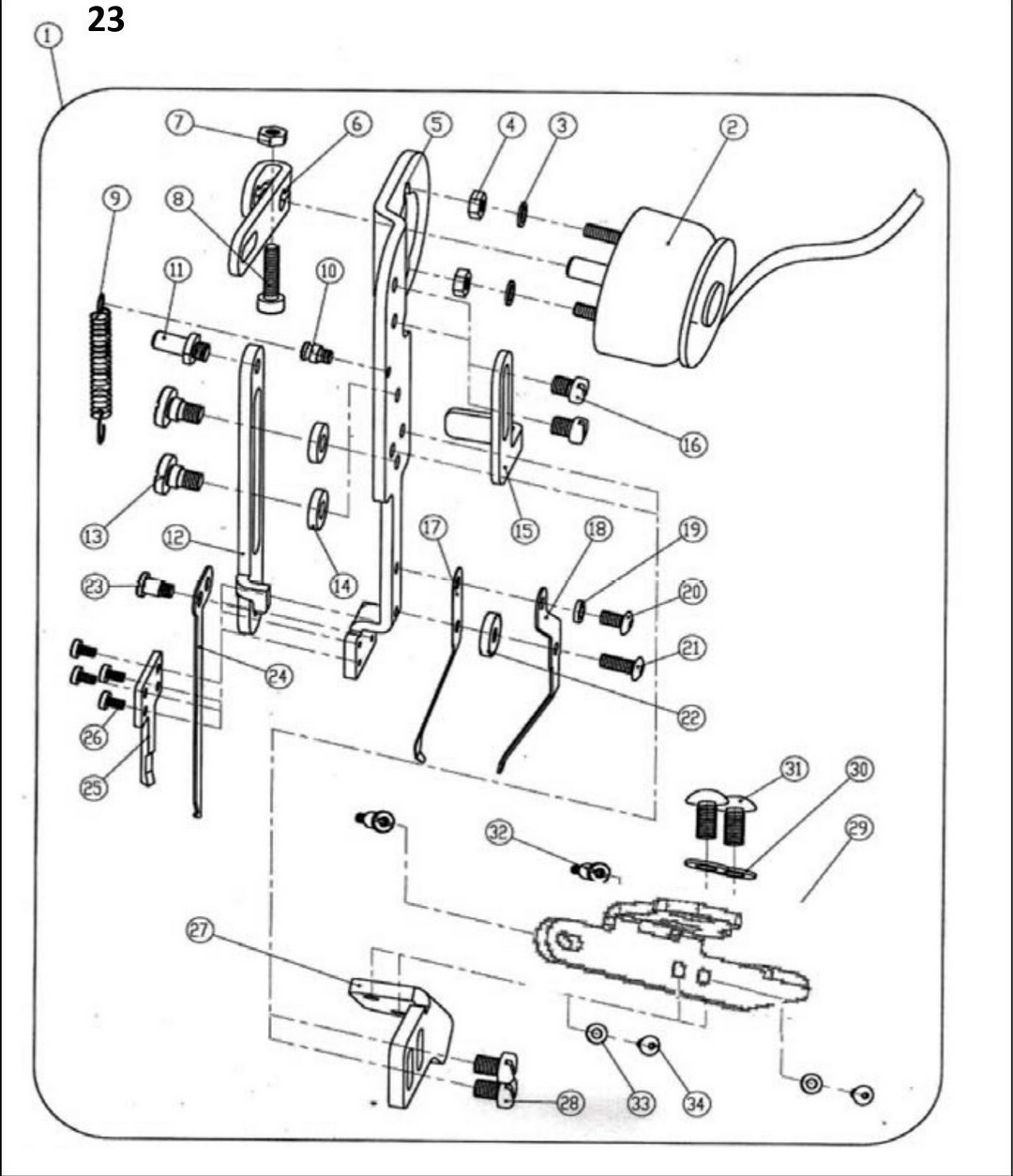 23 Knife Holder Assemblies (1)