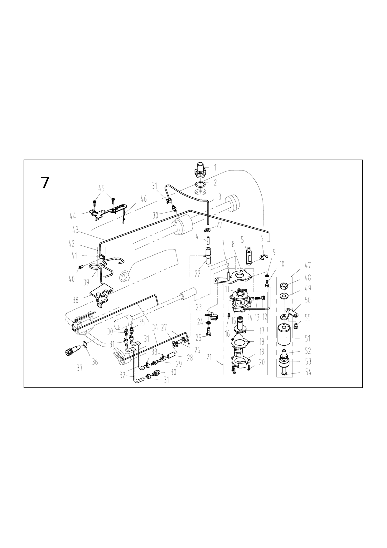 7. Oil Lubrication. Oil Measuring Components