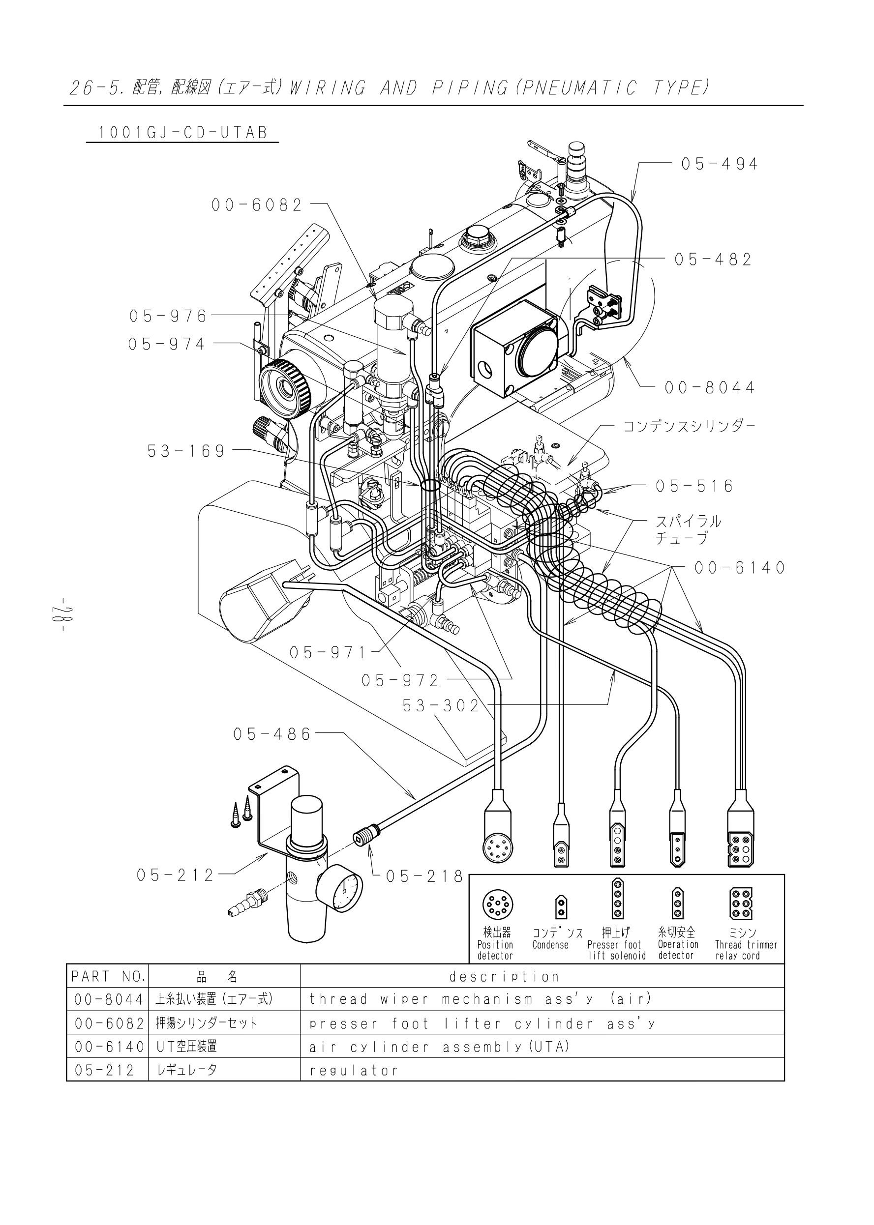 26.5 WIRING AND PIPING (PNEUMATIC TYPE)