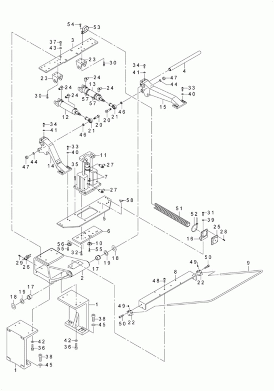 AVP-875A - 16. CREASE MECHANISM COMPONENTS