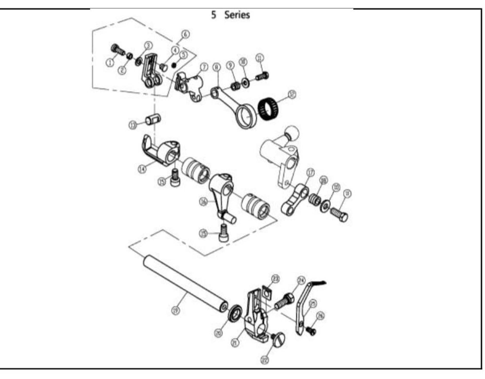 14 Chainstitch Looper Drive Mechanism (1) фото