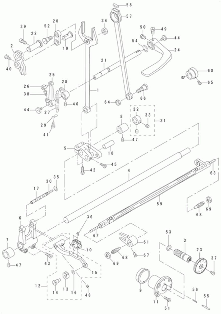 DU-140 - 5.FEED MECHANISM COMPONENTS