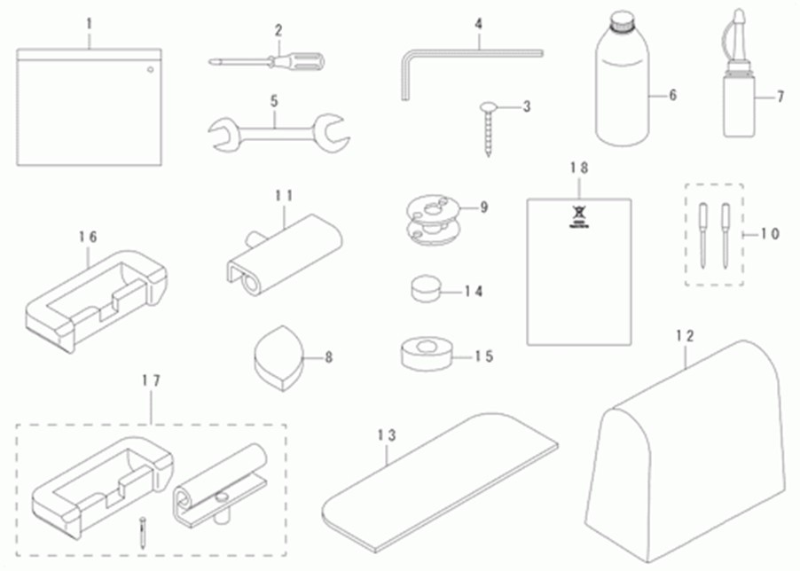 LU-1565 - 16. ACCESSORIES PARTS COMPONENTS