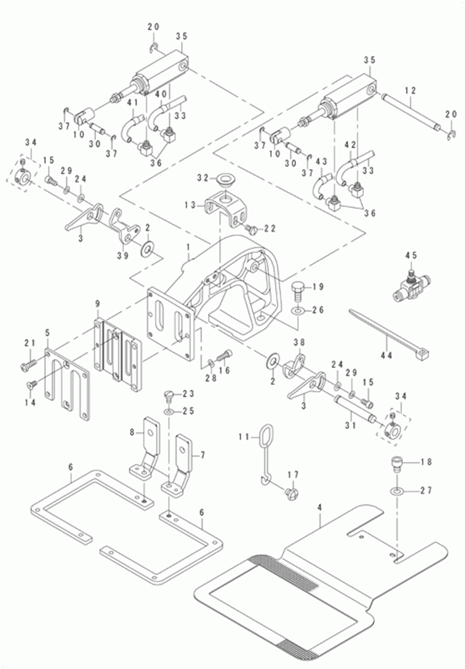 LK-1942GA - 12.CLOTH FEED MECHANISM COMPONENTS