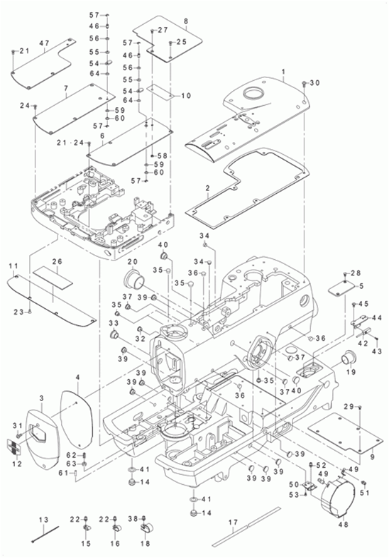 MEB-3200CS - 1. FRAME & MISCELLANEOUS COVER COMPONENTS(1)