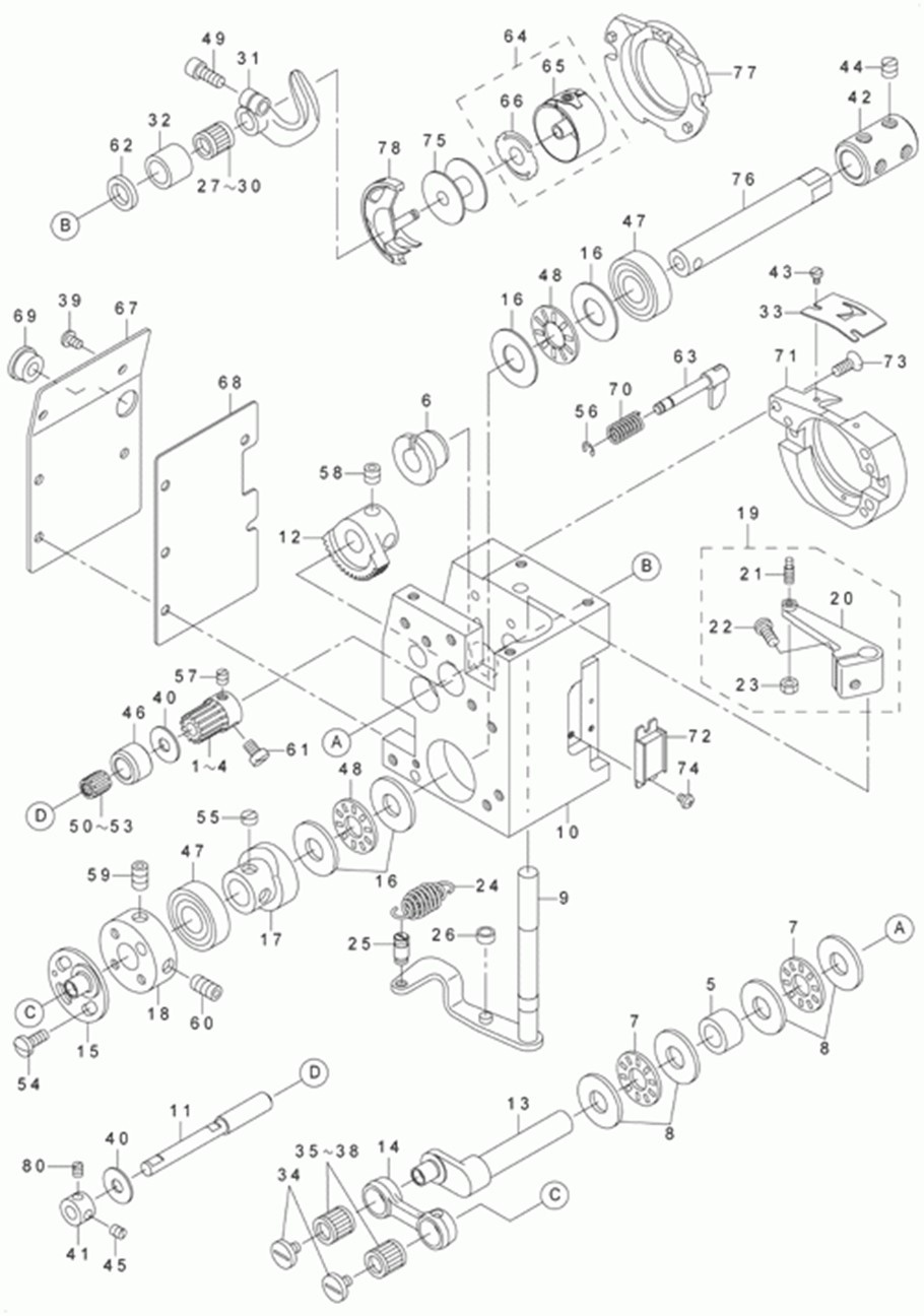 MOL-254 - 9. HOOK BASE COMPONENTS(1)