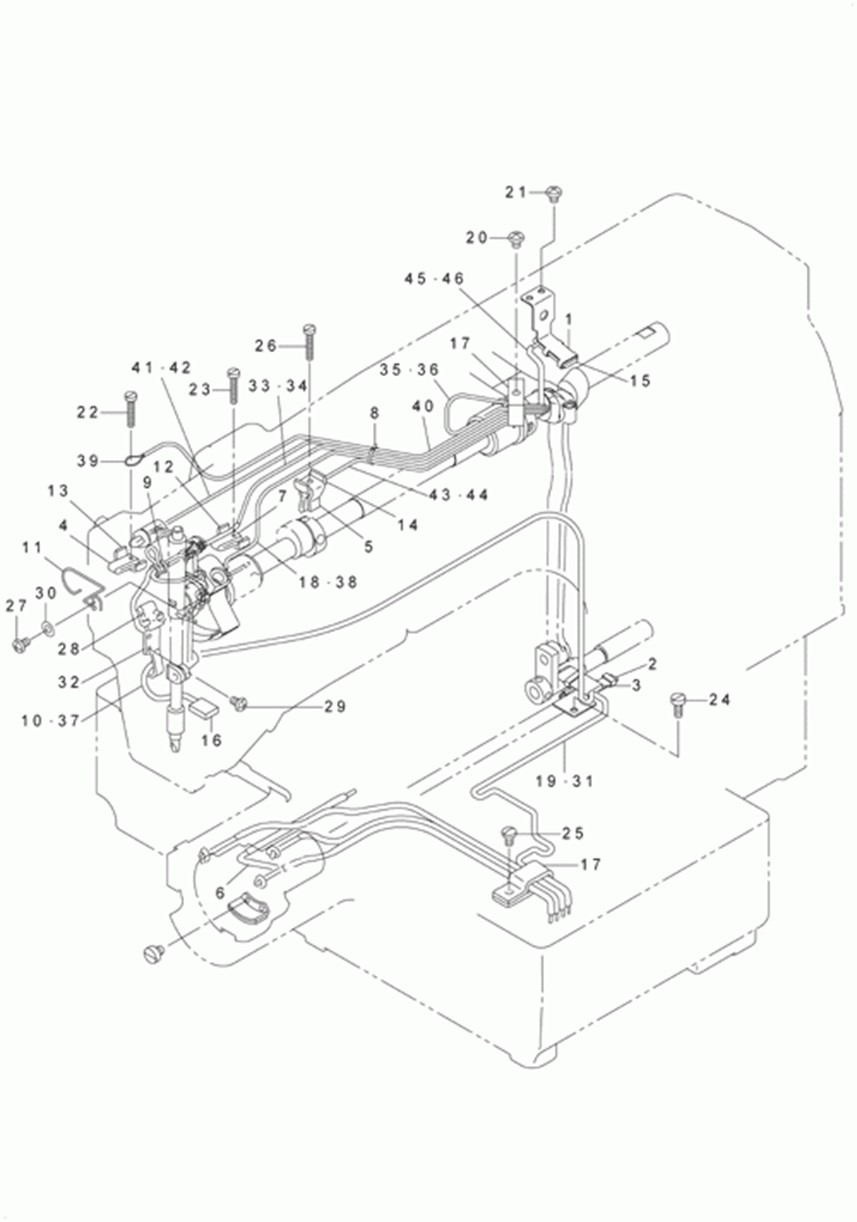 AMS-210D - 15.LUBRICATION COMPONENTS