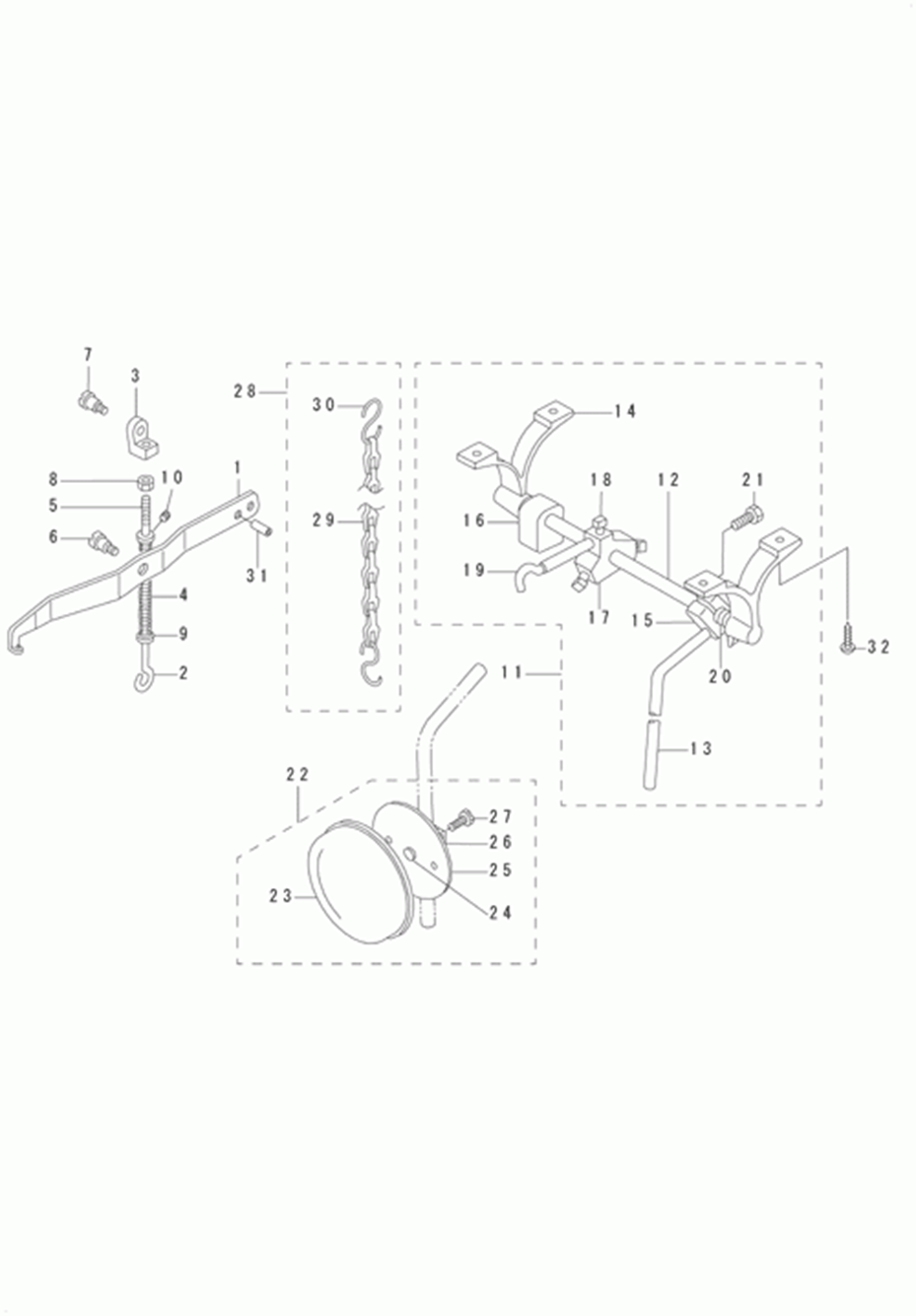 DSC-246 - 10.KNEE LIFTER COMPONENTS