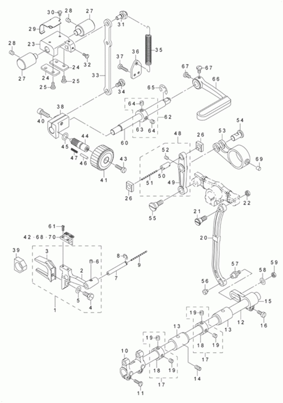 LU-1510 - 5.FEED MECHANISM COMPONENTS