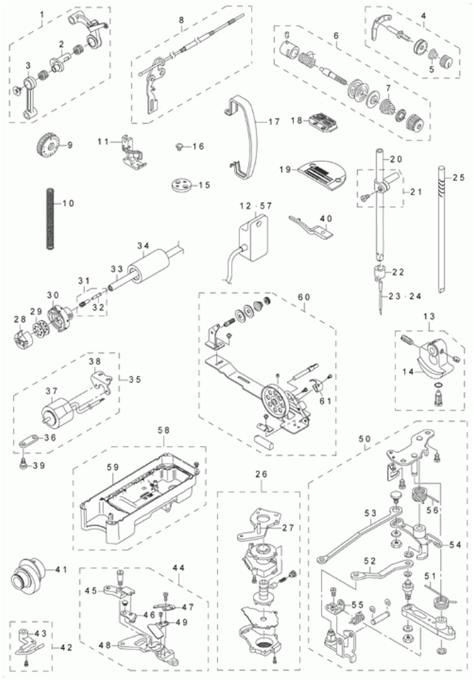 DLM-5400N-7 - 15. EXCLUSIVE PARTS FOR DLN-5410NJ-7