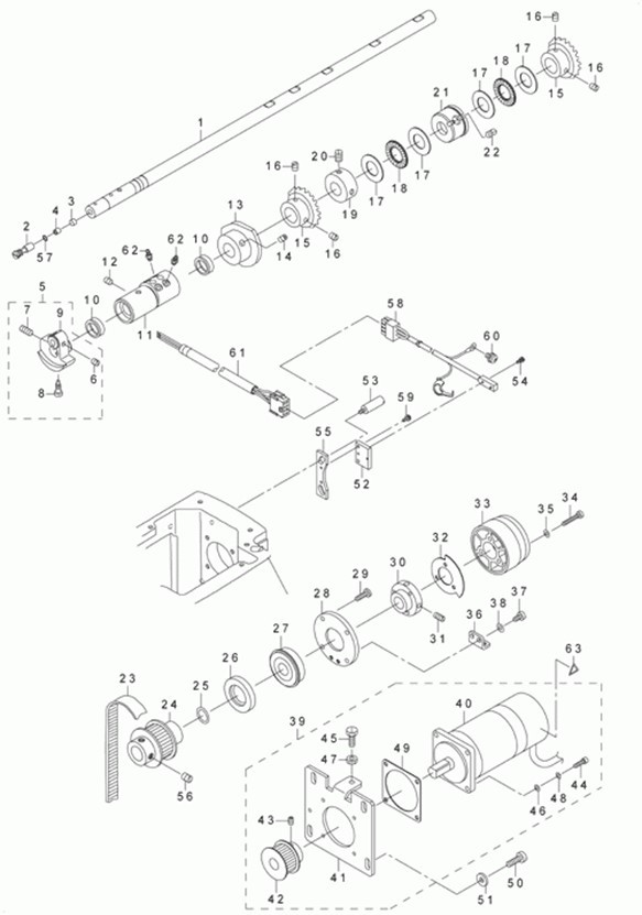 AVP-875S - 2. MAIN SHAFT COMPONENTS