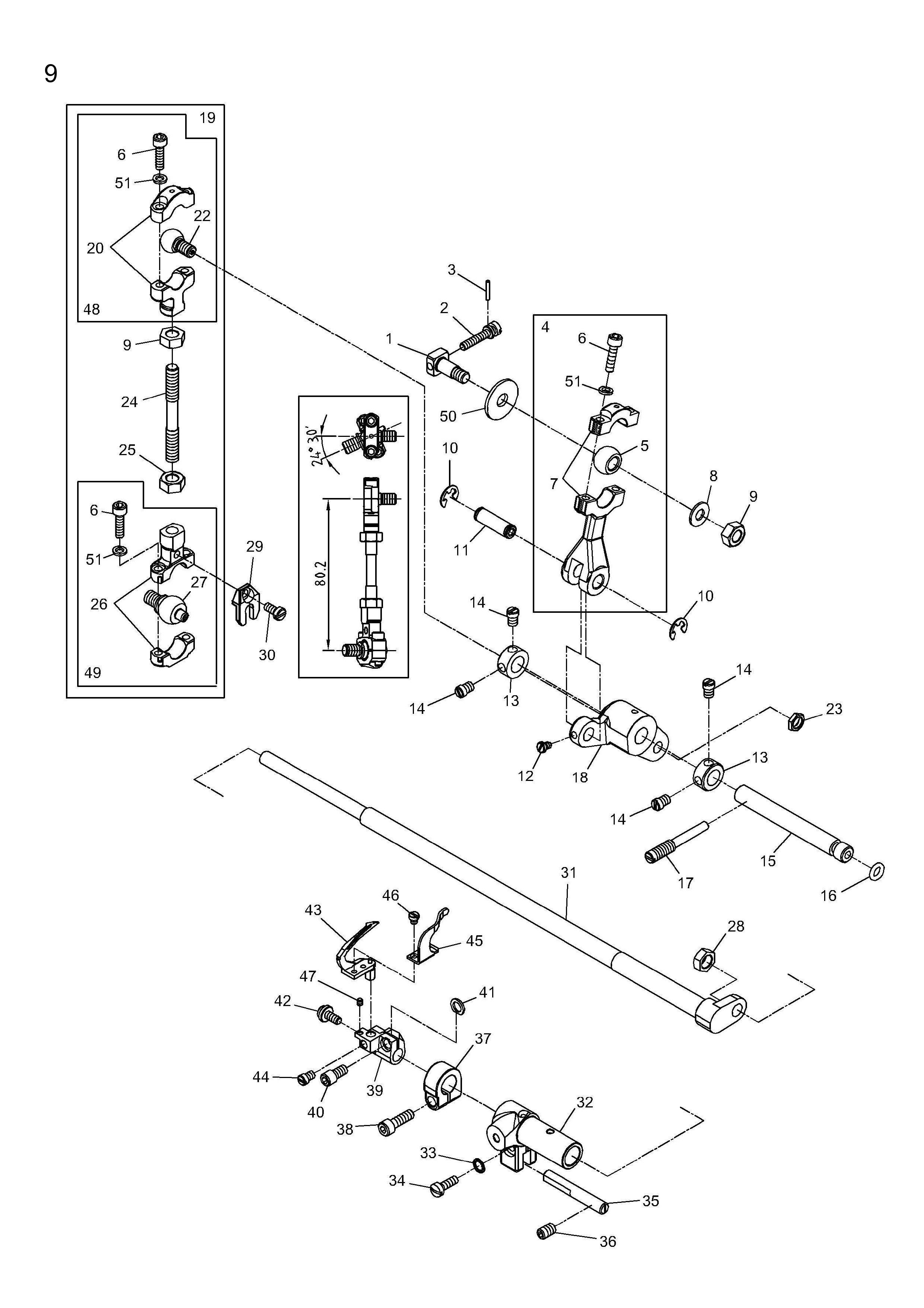 9 LOOPER DEIVING MECHANISM фото