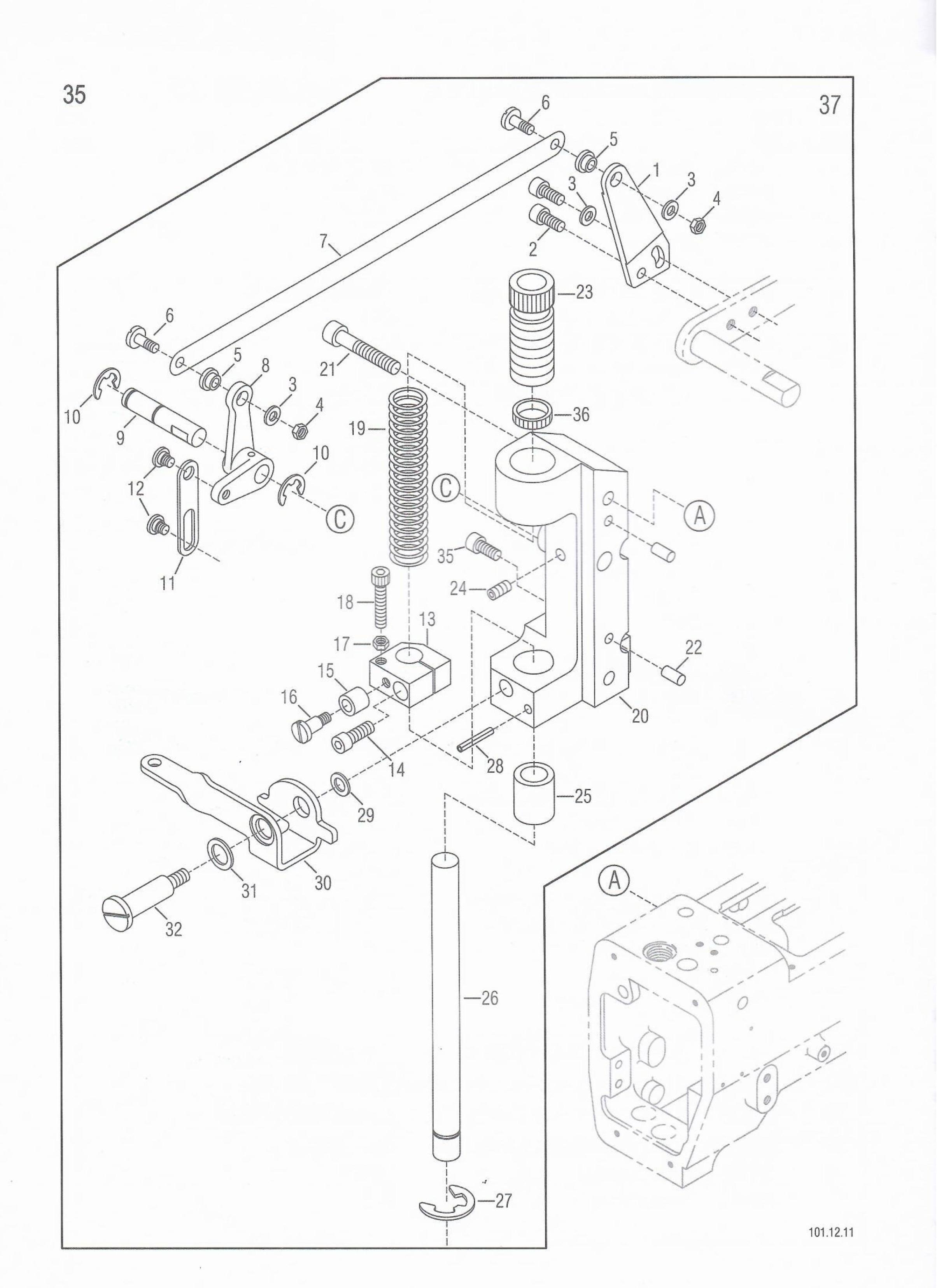24 PULLER MECHANISM EXCLUSIVE PARTS фото