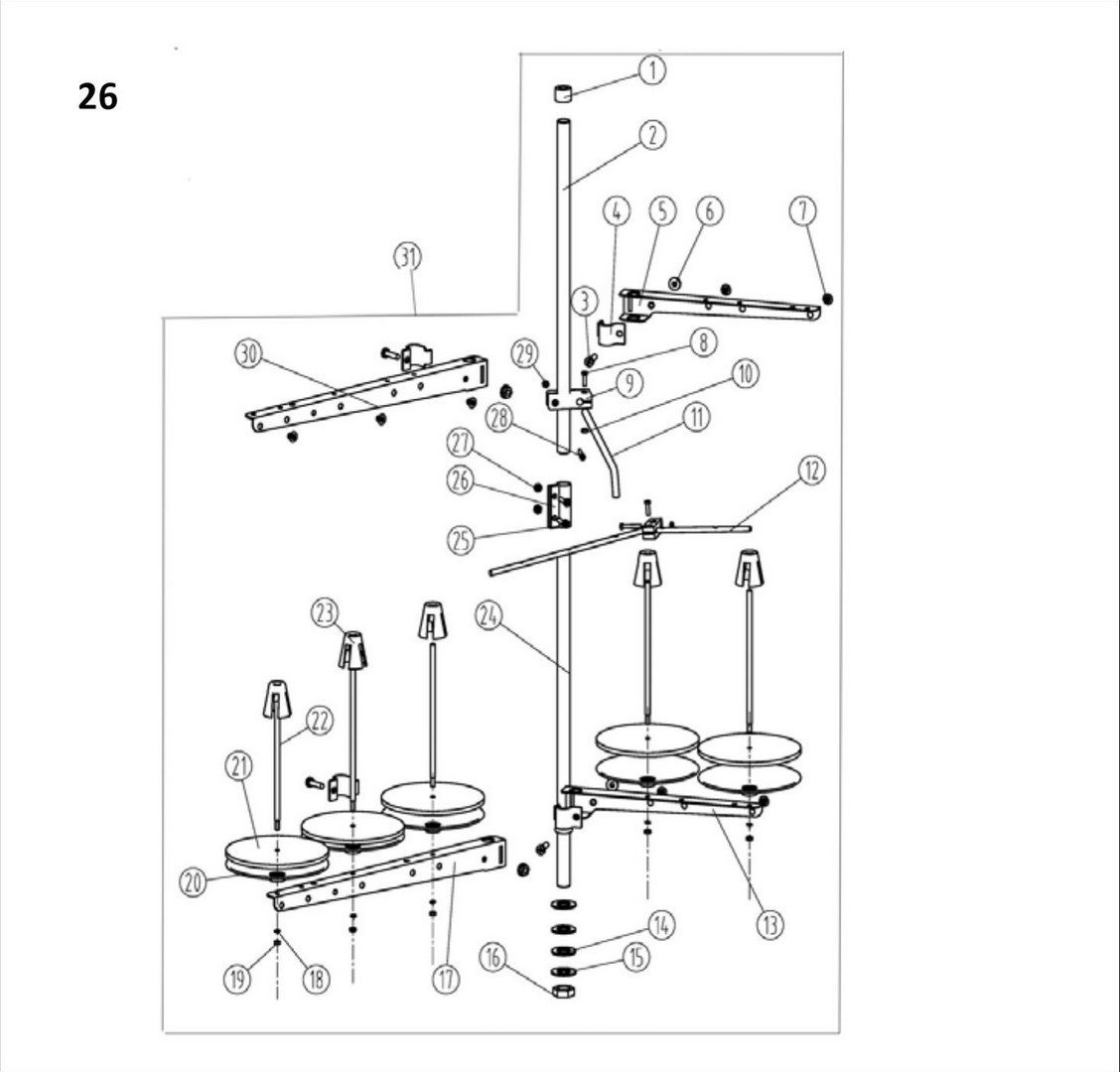 26 Thread Apool Assemblies